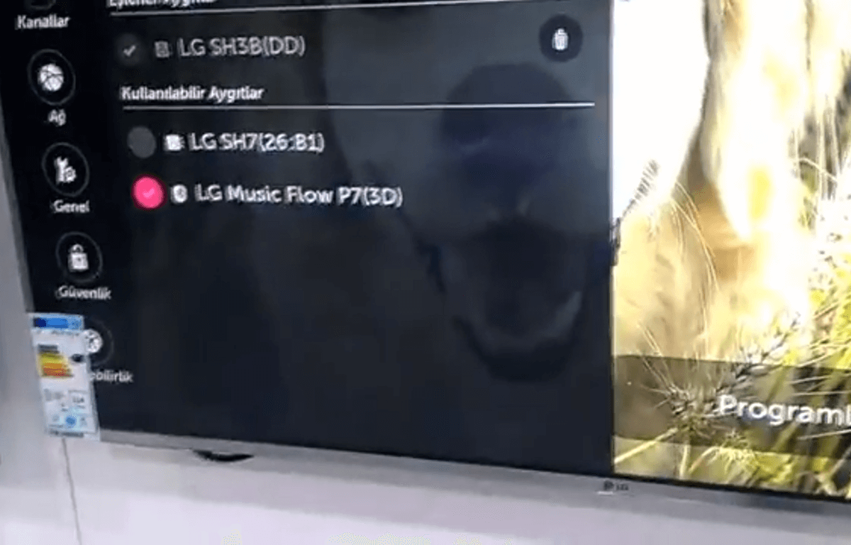 LG Webos TV Bluetooth Hoparlör Bağlama