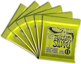 Ernie Ball Regular Slinky Nickel Wound Electric Guitar Strings 6 Pack – 10-46 Gauge — %21 İndirim | Amazon TR Fırsatı