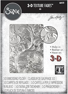 Sizzix 3-D Dokulu Baskı Plakaları Zarif — %20 İndirim | Amazon TR Fırsatı