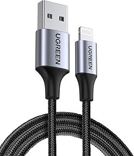 Ugreen Lightning iPhone Örgülü Data ve Şarj Kablosu Siyah 1 Metre — %34 İndirim | Amazon TR Fırsatı