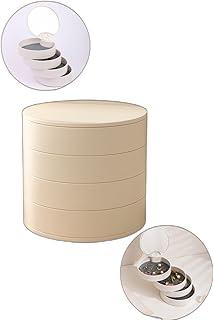 Ecrou 4 Bölmeli Dönen Çekmeceli Takı kutusu Beyaz — %33 İndirim | Amazon TR Fırsatı