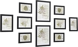 SONGMICS Resim Çerçevesi Seti 10’lu, 20 x 25 cm Boyutunda 2 Fotoğraf, 13 x 18 cm Boyutunda 4 Fotoğraf, 10 x 15 cm Boyutunda 4 Fotoğraf, Siyah — %54 İndirim | Amazon TR Fırsatı