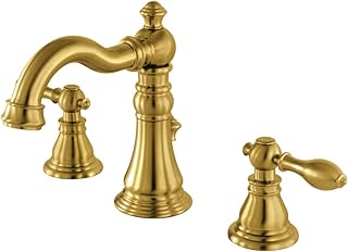Kingston Brass FSC1973ACL Amerikan Klasik Geniş Banyo Musluğu, 12,7 cm, Fırçalanmış Pirinç — %21 İndirim | Amazon TR Fırsatı