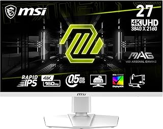 MSI MAG 274URFW 27 inç 4K Oyun Monitörü, 3840 x 2160 (UHD), 0,5 ms Tepki Süresi, 160Hz, HDR 400, HDMI, DP Bağlantı Noktası, Eğim ve Yüksekliği Ayarlanabilir — %35 İndirim | Amazon TR Fırsatı