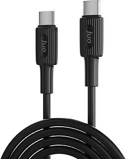 Juo 60W USB Type-C to Type-C Silikon Hızlı Şarj ve Data Kablosu Siyah 2 Metre — %22 İndirim | Amazon TR Fırsatı