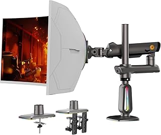 North Bayou NB F7 Ergonomic RGB Aydınlatmalı 32-60 inch Büyük Ekranlar İçin Profesyonel 2026 Versiyon Monitör Standı (32-60 Inch) — %24 İndirim | Amazon TR Fırsatı