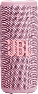 JBL Grip Bluetooth hoparlör, Pembe, JBL Pro ses, AI Sound Boost, IP68 su geçirmez ve toz geçirmez, ambiyans aydınlatması, 14 saate kadar çalma süresi, Auracast çoklu hoparlör bağlantısı, JBL