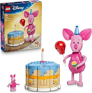 LEGO  Disney Piglet’in Doğum Günü Eğlencesi 43305-9 Yaş ve Üzeri Çocuklar için Mumlu Doğum Günü Pastası ve Disney Piglet Minifigürü İçeren Yaratıcı Oyuncak Yapım Seti, Hediye Fikri (544 Parça) — %28 İndirim | Amazon TR Fırsatı