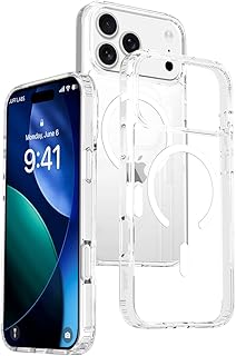 BUFF LABS Kablosuz Şarj Uyumlu Air Hybrid Şeffaf Kılıf, Darbe Emici TPU + PC Şeffaf Kılıf (iPhone 17 Pro Max) — %33 İndirim | Amazon TR Fırsatı