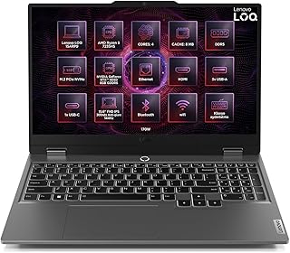 Lenovo LOQ AMD Ryzen 5 7235HS 24GB 512GB SSD 6 GB RTX4050 15.6″ FHD 144Hz W11P Gaming Laptop, Notebook 83JC00H4TR 014 — %25 İndirim | Amazon TR Fırsatı
