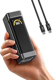 Aohi The Black Warrior 10.000 mAh 65W PD3.0 Powerbank, Akıllı Dijital Göstergeli Taşınabilir Hızlı Şarj Cihazı, Siyah — %24 İndirim | Amazon TR Fırsatı
