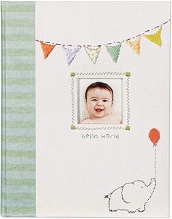 C.R. Gibson ‘Hello World’ İlk 5 Yıl Bebek Anı Defteri, Fil Desenli, Unisex — %35 İndirim | Amazon TR Fırsatı