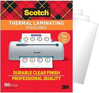 Scotch Thermo Torba 5 mil, 8,9 x 11.4-inç 100-Pack — %54 İndirim | Amazon TR Fırsatı