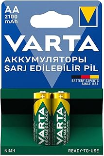 VARTA Rechargeable Accu 2 AA 2100 mAh R2U — %25 İndirim | Amazon TR Fırsatı