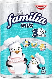 Familia Plus 3 Katlı 12’li Kağıt Havlu (1 x 12 Adet) — %37 İndirim | Amazon TR Fırsatı
