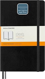 Moleskine Çizgili Kalın Siyah Defter L Boy Yumuşak Kapak (Expanded) — %28 İndirim | Amazon TR Fırsatı