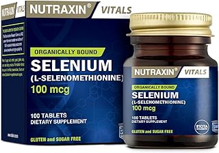 Nutraxin Vitals Selenium (L-Selenomethionine) 100 mcg 100 Kapsül Takviye Edici Gıda — %26 İndirim | Amazon TR Fırsatı