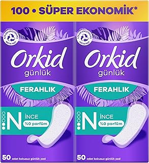 Orkid Yaprak Günlük Ped Normal Süper Ekonomik Paket 100 Adet Ped — %23 İndirim | Amazon TR Fırsatı