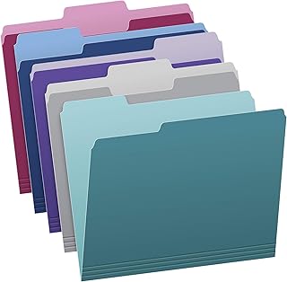 Tops Pendaflex İki Tonlu Renkli Dosya Klasörleri, A4 Boy, Karışık Renkler, 100’lü Paket — %45 İndirim | Amazon TR Fırsatı