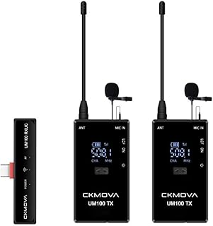 CKMOVA UM100 Kit-4 Ultra Kompakt Type-C Girişli 1 Alıcı 2 vericili UHF Kablosuz Yaka Mikrofon Seti — %68 İndirim | Amazon TR Fırsatı