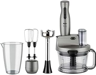 Fakir Mr Chef Quadro Blender Seti, 5 Fonksiyon, 1000 W, Paslanmaz Çelik Bıçak, Silver Stone — %21 İndirim | Amazon TR Fırsatı