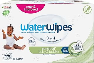 WaterWipes Çocuk Bio Islak Mendil 60 Lı x 12 Adet (720 Yaprak) – Toddler — %26 İndirim | Amazon TR Fırsatı
