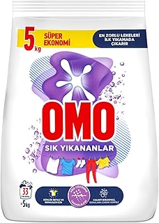 Omo Sık Yıkananlar Beyazlar ve Renkliler Toz Deterjanı 5 kg — %26 İndirim | Amazon TR Fırsatı