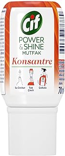 Cif Power & Shine Konsantre Mutfak Yüzey Temizleyici Leke Çıkarıcı Yağ Çözücü 70 ml — %21 İndirim | Amazon TR Fırsatı
