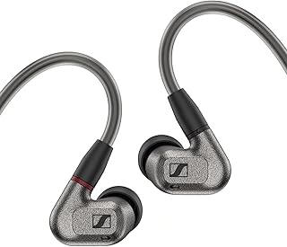 Sennheiser IE 600 Kulak İçi Audiophile Kulaklıklar - Zarif Nötr Ses için TrueResponse Dönüştürücüler, Esnek Kulak Kancalı Çıkarılabilir Kablo, Dengeli Kablo Dahil, 2 Yıl Garanti