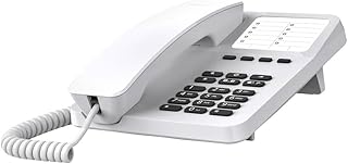 Gigaset DESK 400 – Elastik kablolu kablolu telefon – 10 kısa seçim girişi için yer – seçim tekrarlama – işitme cihazı uyumlu – MFV veya darbe seçimi ayarlanabilir, beyaz — %23 İndirim | Amazon TR Fırsatı