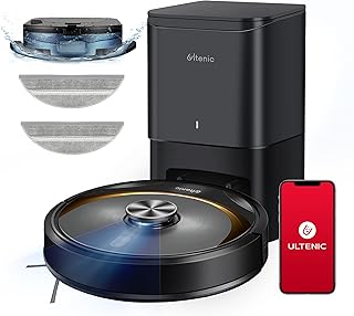 Ultenic T10 Elite Robot Vacuum Cleaner with Mop, Robotic Vacuum Self Emptying for 45 Days Hands-Free, LiDAR Navigation, Compatible with Alexa/Wi-Fi Connected, Ideal for Pet Hair, Hard Floor and Carpet — %22 İndirim | Amazon TR Fırsatı