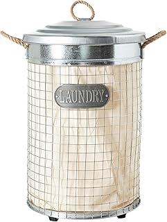 RIVER KAPAKLI METAL ÇAMAŞIR SEPETİ 37X57 CM — %40 İndirim | Amazon TR Fırsatı