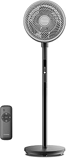 Pelonis Uzaktan Kumandalı Vantilatör, 36dB Sessiz Çalışma, Hız Ayarı, 60-111cm Ayarlanabilir Yükseklik, Dikey ve Yatay Eksende Salınım, 35 Watt