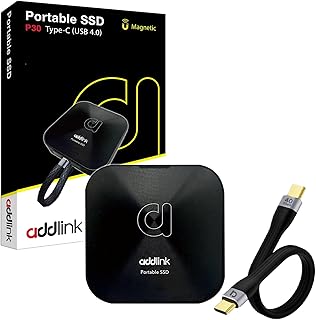 Addlink P30 1TB 4000-3600 MB/s USB 4.0 (40Gbps) Type-C Portable Taşınabilir SSD AD1TBP30B4K — %21 İndirim | Amazon TR Fırsatı
