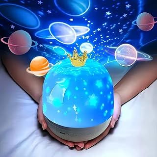 Gece Lambası Çocuk Projektör,360° Dönebilen Ayarlanabilir Rüyalı Atmosfer Gece Lambası Projektör Lambası Yatak Odası Farklı Dünyalar — %38 İndirim | Amazon TR Fırsatı