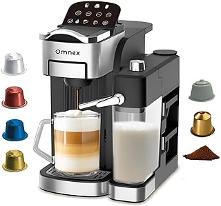 Ox-Pro2 Espresso Kahve Makinesi 20 Bar Kapsül & Öğütülmüş Kahve, Süt Köpürtücü Latte Cappuccino — %21 İndirim | Amazon TR Fırsatı