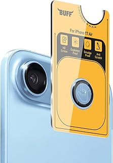 BUFF LABS iPhone Air ile Uyumlu Metal 9H Kamera Lens Koruyucu (Açık Mavi) — %22 İndirim | Amazon TR Fırsatı