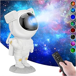 Astronot Galaxy Projektörü Gece Lambası, 8 Farklı Nebula Yansıtma Modu, Yıldız Modlu Gökyüzü Projeksiyonu, Uzaktan Kumandalı Kullanım, Çocuklar ve Yetişkinler İçin Astronot Yıldız Projektörü — %26 İndirim | Amazon TR Fırsatı