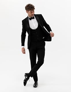 Pierre Cardin Erkek Siyah Smokin 50265124-VR046 — %65 İndirim | Amazon TR Fırsatı