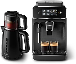 Philips 2200 Serisi Tam Otomatik Espresso Makinesi (EP2220/10) ve Philips Daily Collection Çay Makinesi (HD7301/00) – BXA0105/00 Paket — %29 İndirim | Amazon TR Fırsatı