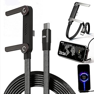 Yeni Pro tech 240W Destekli Standlı 1,5Metre Siyah Hasır Kablo Type-c Girişli Şarj Kablosu — %43 İndirim | Amazon TR Fırsatı