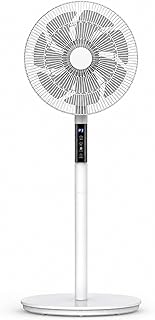 Kontrol Panelli Ayaklı Vantilatör, 60W Yüksek Güçlü Motorlu 7 Pervaneli Soğutucu Fan, 16 İnç Çaplı ve LED Ekranlı, Uzaktan Kumandalı Uyku Zamanlayıcılı Sessiz Ev Ofis Yatak Odası İçin Vantilatör
