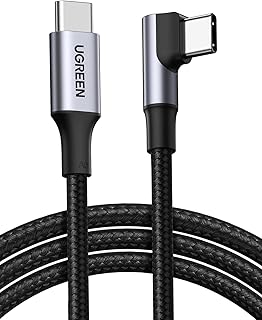 Ugreen Type-C to Type-C 100 W 5A Örgülü 90 Derece Şarj Kablosu 2 Metre | Type C Nylon Örgülü, iPhone 17 Pro Max Air/16/15, iPad, Galaxy S26/S25/S24, Pixel 10/9, PS5, Drone vb. ile uyumludur. — %49 İndirim | Amazon TR Fırsatı