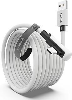 Syntech bağlantı kablosu, 5 m, Meta/Oculus Quest 3/2/Pro ve Pico4/Pro aksesuarları ve PC/Steam VR ile uyumlu, yüksek hızlı PC veri aktarımı, USB 3.0 bağlantı kablosu, VR kulaklık, oyun bilgisayarı — %35 İndirim | Amazon TR Fırsatı