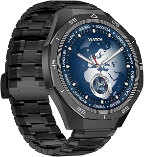 Sunix Amoled Ekran 48mm Metal ve Silikon Kordonlu Akıllı Saat Siyah WT6 Pro — %28 İndirim | Amazon TR Fırsatı