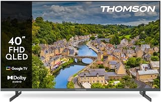 Thomson TV 40 İnç (101 cm) FHD QLED Smart Google TV, Sesli Kontrol, Google Cast, Dolby Audio, HDR10, WiFi, Bluetooth, 3x HDMI, Gri, 40FQG3S15K — %29 İndirim | Amazon TR Fırsatı