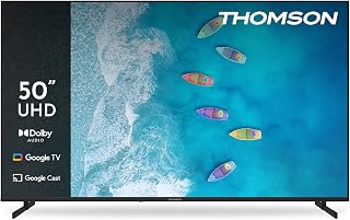 Thomson TV 50 İnç (126 cm) 4K UHD Smart Google TV, Sesli Kontrol, Google Cast, Dolby Audio, HDR10, WiFi, Bluetooth, HDMI 2.1, 50UG4S15 — %33 İndirim | Amazon TR Fırsatı