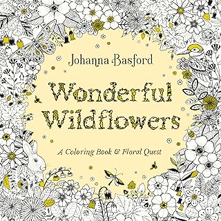 Wonderful Wildflowers: A Coloring Book and Floral Quest — %23 İndirim | Amazon TR Fırsatı
