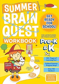 Summer Brain Quest: Between Grades Pre-K & K: For Adventures Between Grades Pre-K & K — %20 İndirim | Amazon TR Fırsatı