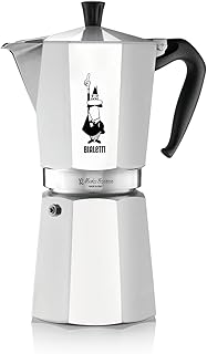 Bialetti – Moka Express: 18 Cups Ocak Üstü Espresso Pişirici – 810ml – Gümüş Renk – Alüminyum Gövde – Patentli Güvenlik Valfi – Tüm Ocak Türleri İçin Uygundur (İndüksiyon Hariç) — %29 İndirim | Amazon TR Fırsatı